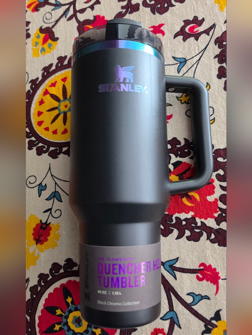 Stanley Black Chroma 30 oz. Quencher H2.0 FlowState Tumbler